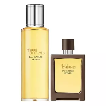 HERMS HERMES Набор Terre D'Hermes Eau Intense Vetiver: Парфюмерная вода + Сменный блок (рефилл)