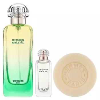 HERMS HERMES Набор Un Jardin Sur Le Nil: Туалетная вода + Миниатюра + Мыло
