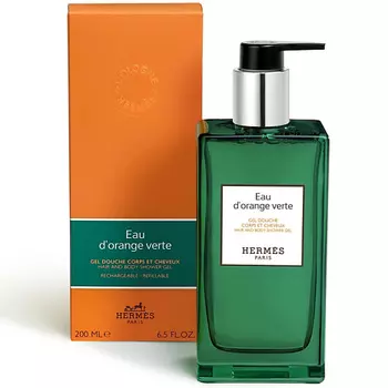 HERMS HERMES Парфюмированный гель-шампунь Eau D'Orange Verte, для тела и волос