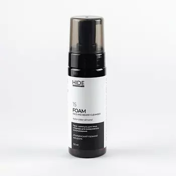 HIDE Шампунь - пена для лица и бороды Итальянский горький миндаль 150.0