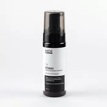 HIDE Шампунь - пена для лица и бороды Перуанский черный перец 150.0