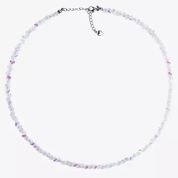 HIGHER-AURA Чокер из прозрачного алмазного стекла