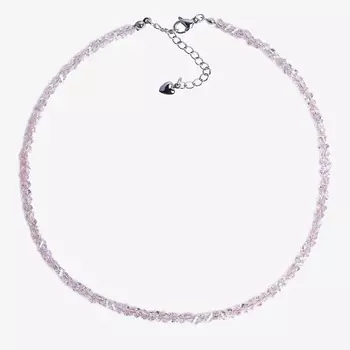 HIGHER-AURA Чокер из прозрачного алмазного стекла