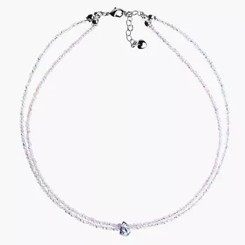 HIGHER-AURA Чокер из шпинели с капелькой