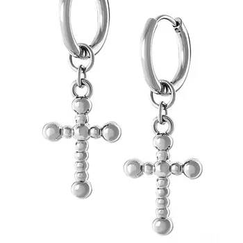 HIGHER-AURA Серьги с крестиком