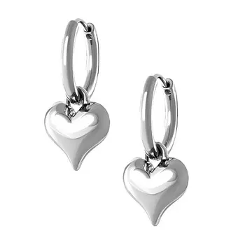 HIGHER-AURA Серьги с маленьким сердцем