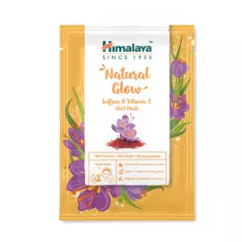 HIMALAYA SINCE 1930 Маска тканевая естественное сияние с шафраном и витамином С