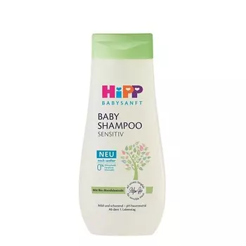 HIPP Детский мягкий шампунь без слёз для чувствительной кожи головы 200