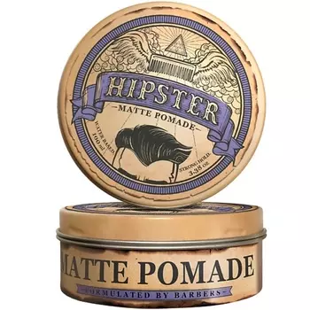 HIPSTER Matte Pomade Помада для укладки волос с сильной фиксацией и матовым эффектом 100.0