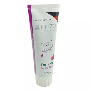 HIPZO Зубная паста БАБЛ БУМ детская 6+ 75