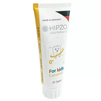 HIPZO Зубная паста КАМОМИЛ детская Ромашка 0+ 75.0