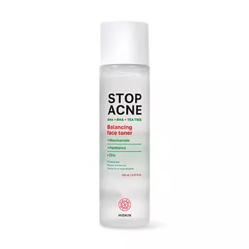 HISKIN STOP ACNE Балансирующий тонер для лица AHA + BHA + TEA 150.0