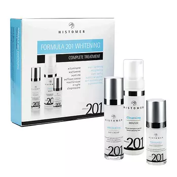 HISTOMER Формула 201 Комплексный уход Сияние (очищающий мусс, дневной и ночной крем)