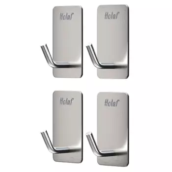 HOLAF Крючки самоклеящиеся настенные, 4 шт.