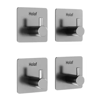 HOLAF Крючки самоклеящиеся настенные, 4 шт.