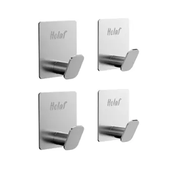 HOLAF Крючки самоклеящиеся настенные, 4шт.