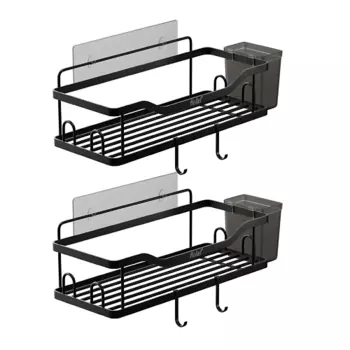 HOLAF Полки для ванной без сверления, 2 шт.