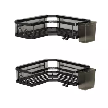 HOLAF Полки для ванной без сверления, 2 шт.