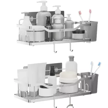 HOLAF Полки для ванной без сверления, 2шт.