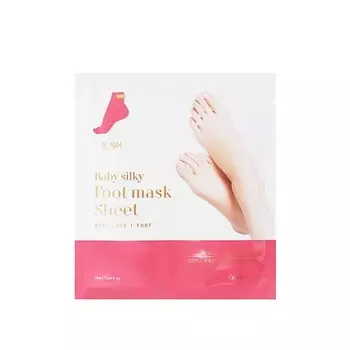 HOLIKA HOLIKA Маска для ног Тканевая увлажняющая Baby Silky Foot Mask Sheet AD