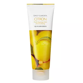 HOLIKA HOLIKA Очищающая пенка с цитроном Daily Garden Citron Fresh cleansing foam from Goheung