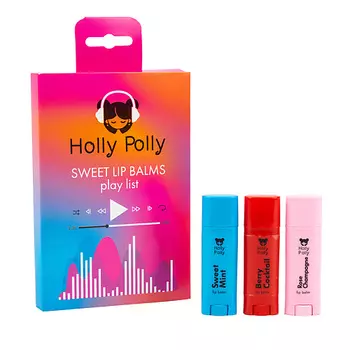 HOLLY POLLY Набор бальзамов для губ Holly Polly SWEET LIP BALMS