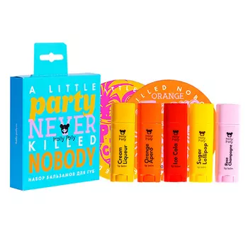 HOLLY POLLY Набор бальзамов для губ Holly Polly LITTLE PARTY