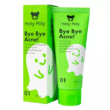 HOLLY POLLY Пенка для умывания лица Bye Bye Acne! против акне и воспалений
