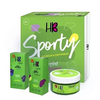 HOLY BEAUTY Крем для лица Made to win+крем для рук Winning is a habit+скраб Slime champion