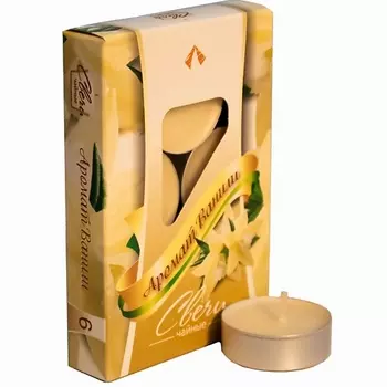 HOME INTERIORS Свечи чайные аромат "Ваниль" в наборе