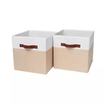 HOME ONE Коробки для хранения вещей тканевые стеллажные