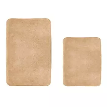 HOME ONE Набор ковриков для ванной и туалета с эффектом памяти прямоугольные