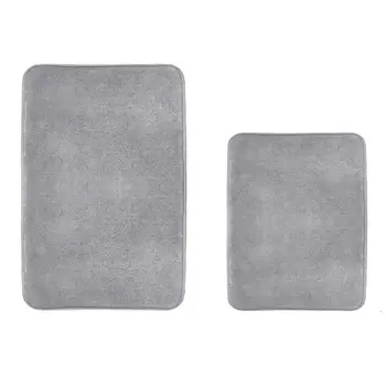 HOME ONE Набор ковриков для ванной и туалета с эффектом памяти прямоугольные