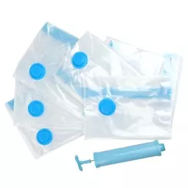 HOME ONE Набор вакуумных пакетов (50х70см, 40х60 см, 60х80 см, 80х100 см, ручной насос) 10