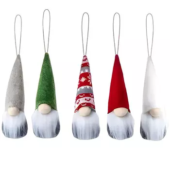 HOMIUM Аксессуар Новогодний New Year набор 5шт игрушки гномы