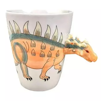 HOMIUM Кружка Kitchen, Animals, Dinosaur, 400мл (стегозавр)