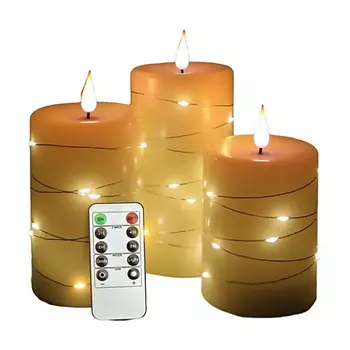 HOMIUM Светодиодные свечи Homium сет LED Elementary Candle 2, гирлянда