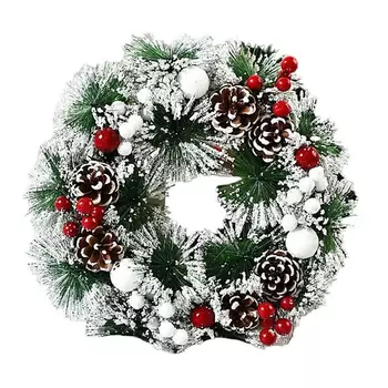 HOMIUM Венок Новогодний на дверь Happy New Year