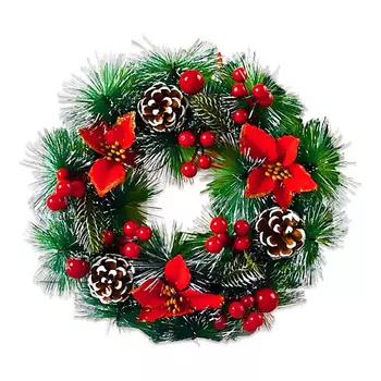 HOMIUM Венок Новогодний на дверь Happy New Year