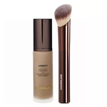 HOURGLASS Набор для лица Тональная основа Soft Glow + Кисть