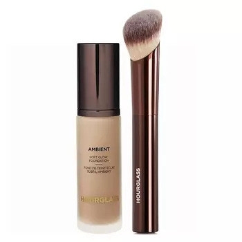 HOURGLASS Набор для лица Тональная основа Soft Glow + Кисть