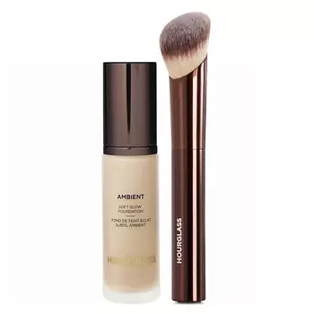 HOURGLASS Набор для лица Тональная основа Soft Glow + Кисть