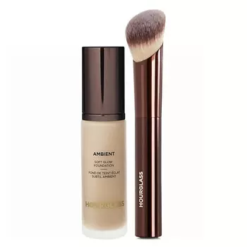 HOURGLASS Набор для лица Тональная основа Soft Glow + Кисть