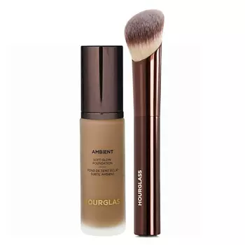 HOURGLASS Набор для лица Тональная основа Soft Glow + Кисть