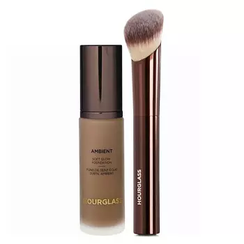 HOURGLASS Набор для лица Тональная основа Soft Glow + Кисть