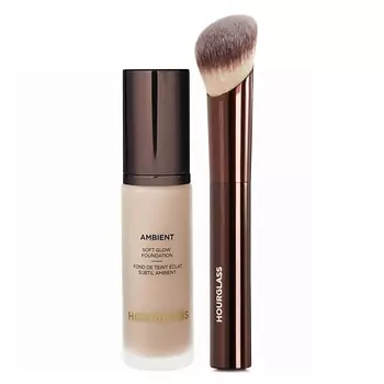 HOURGLASS Набор для лица Тональная основа Soft Glow + Кисть