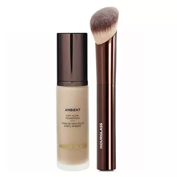 HOURGLASS Набор для лица Тональная основа Soft Glow + Кисть