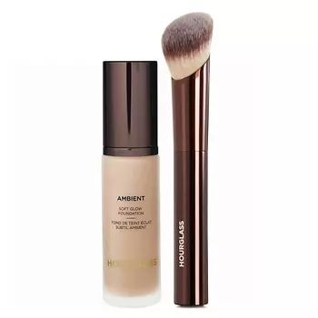 HOURGLASS Набор для лица Тональная основа Soft Glow + Кисть