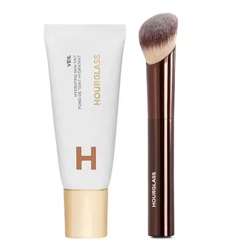 HOURGLASS Набор средств для лица Hydrating Skin Tint +Кисть