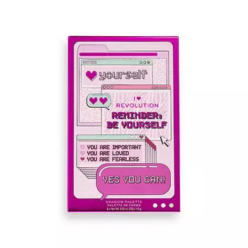 I HEART REVOLUTION Палетка теней для век Reminder Be Yourself